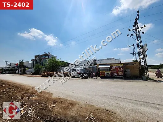 GÖRGÜN'DEN İNCİRLİK'TE 4600M2 ARSALI KÖŞE PARSEL SATILIK İŞYERİ