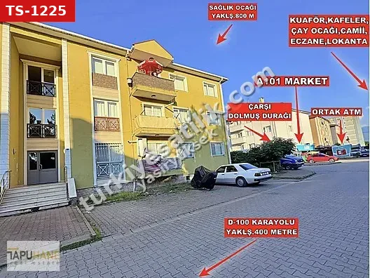 TAPUHANEDEN 3+1 3.KAT FIRSAT DAİRE